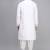 men’s off white embroidered silk kurta patiala set