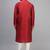 men’s red embroidered silk kurta patiala set