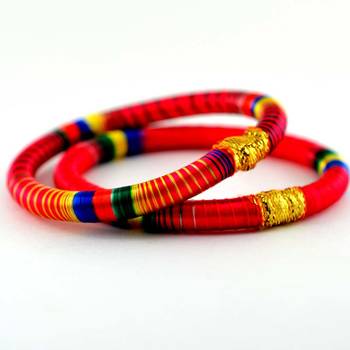 Bangle Kara Hand Made Rajasthani Strechable With Free Size 1