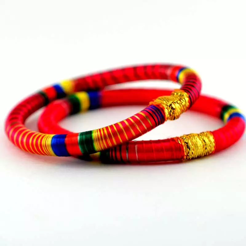 Bangle Kara Hand Made Rajasthani Strechable With Free Size
