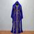 Luxury Royal Blue Embroidered Kaftan Gown with Dupatta | Dubai Style Ethnic Outfit