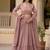 Pink Zari Sequence Embroidery Work Georgette Semi Stiched Lehenga Choli