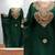 Emerald Green Georgette Embroidered Kaftan Dress