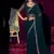 Morpeach color pure georgette zircon handwork border saree