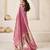 Soft linen cotton silk saree with gold zari weaving | elegant party & wedding wear saree
