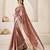 Soft linen cotton silk saree with gold zari weaving | elegant party & wedding wear saree