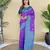 purple silk saree with traditional motif weaving design