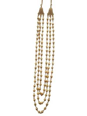 golden alloy choker set with padmavati design 2