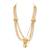 Gold layered long haram necklace