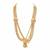 Gold layered long haram necklace