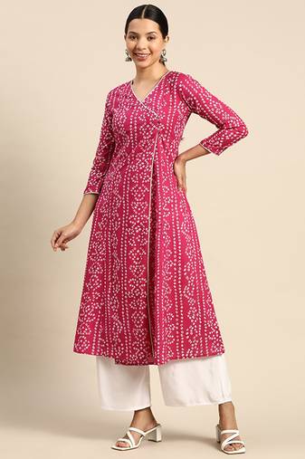 Bandhani printed kurta