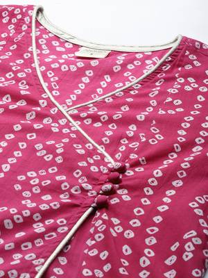 Bandhani printed kurta 2