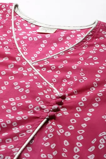 Bandhani printed kurta