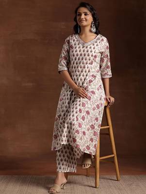 Floral printed kurta with palazzo 1