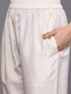 Ethnic motifs regular kurta with trousers & dupatta 3