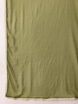 Floral yoke design thread work jashn kurta with palazzos & dupatta 4