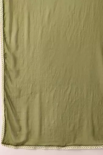 Floral yoke design thread work jashn kurta with palazzos & dupatta