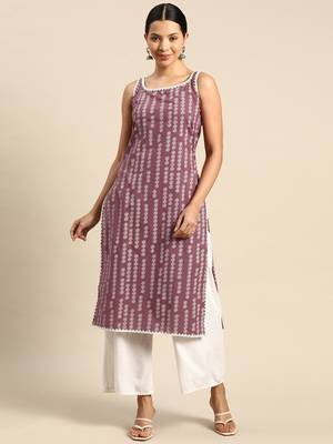 Ethnic motifs printed kurta 1
