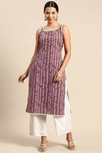 Ethnic motifs printed kurta