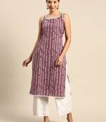 Ethnic motifs printed kurta