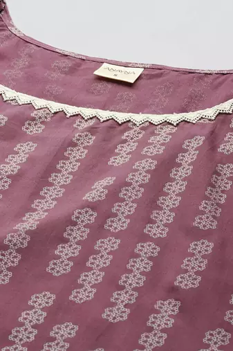 Ethnic motifs printed kurta