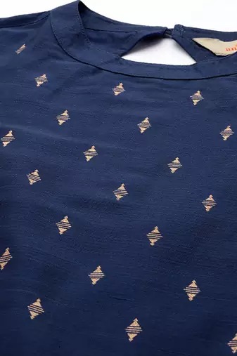 Printed regular kurta with trousers