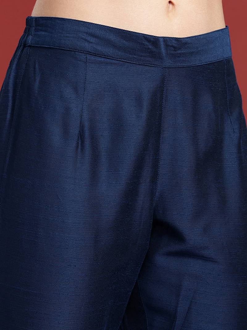 Printed regular kurta with trousers