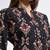 Floral printed cold-shoulder sleeves kurta