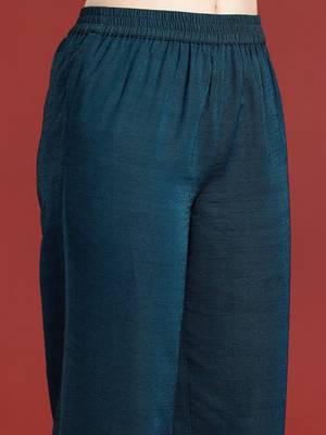 Panelled kurta with trousers 3