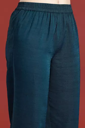 Panelled kurta with trousers