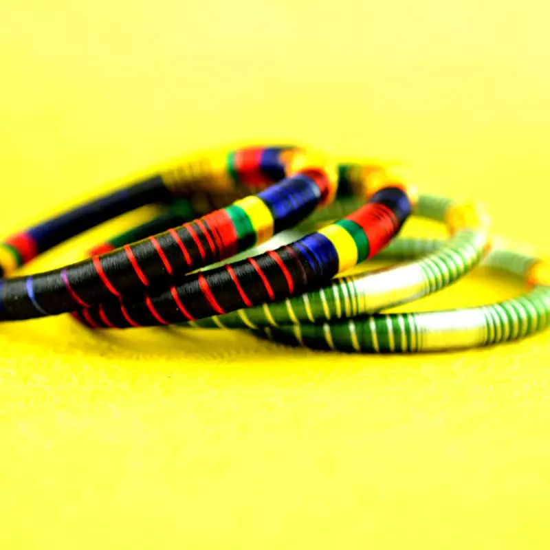 Bangle Kara Hand Made Rajasthani Strechable With Free Size