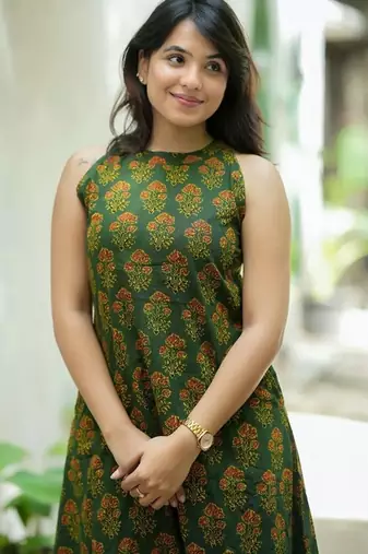 Floral printed regular pure cotton kurta with palazzos