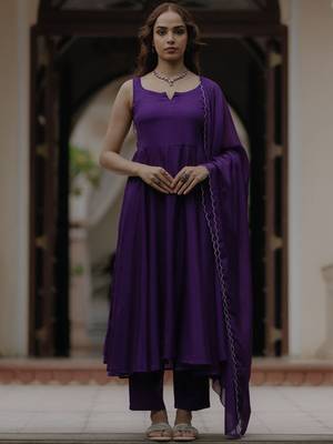 Angrakha kurta with trousers & with dupatta 1