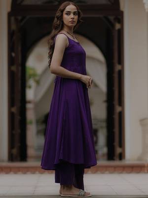 Angrakha kurta with trousers & with dupatta 2