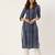 Blue & white printed republic day republic day kurta