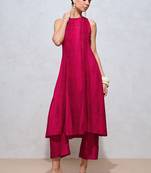 Printed pure cotton kurta with pyjamas