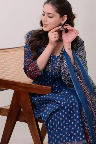 Blue kurta sets
