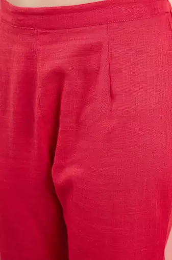 Pure cotton v-neck pathani kurta with trousers
