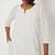 Ethnic motifs embroidered chikankari white romance kurta