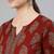 Maroon & rosewood ethnic motifs printed kurta