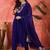 Floral yoke design straight a-line with trouser and dupatta