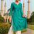 Embroidered straight kurta