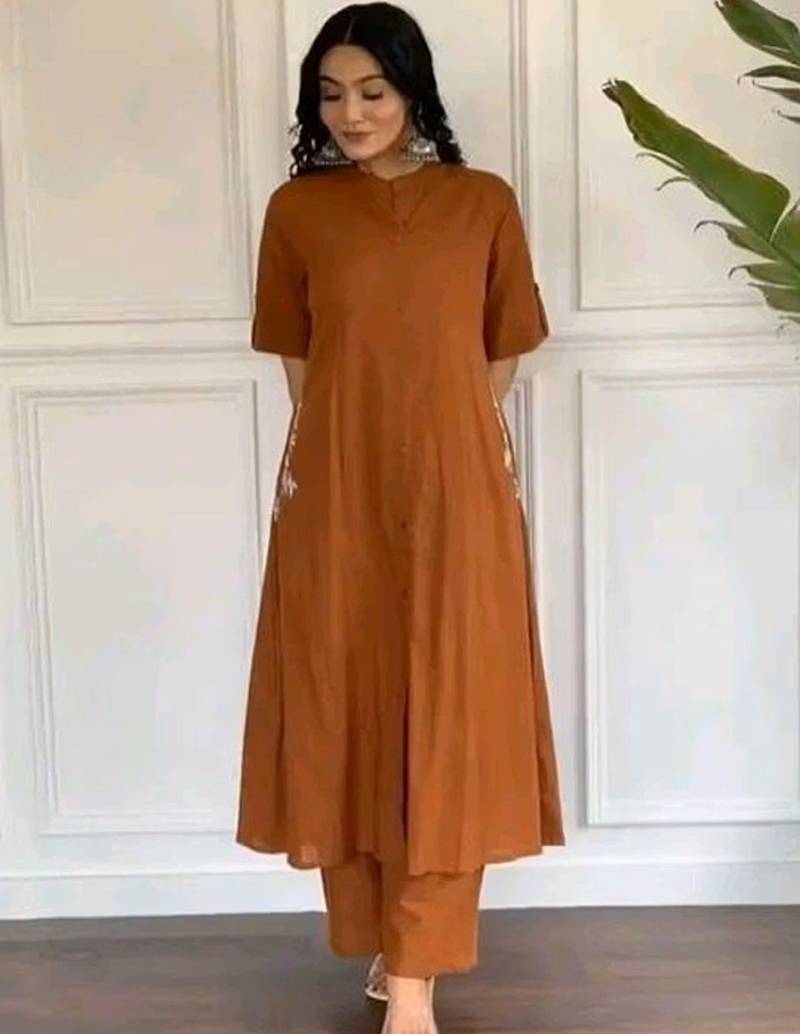 Floral printed floral handloom kurta