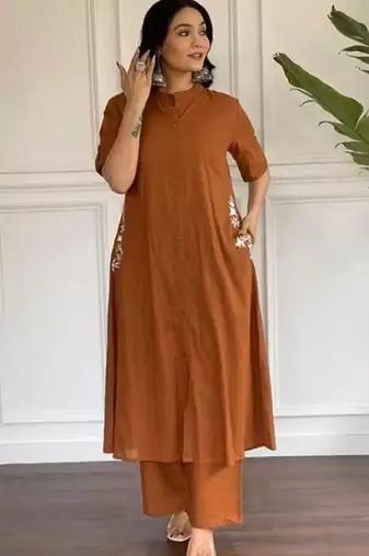Floral printed floral handloom kurta