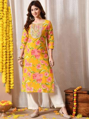 Floral printed floral kurta 1