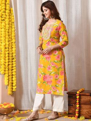 Floral printed floral kurta 2