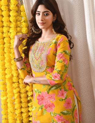 Floral printed floral kurta 3