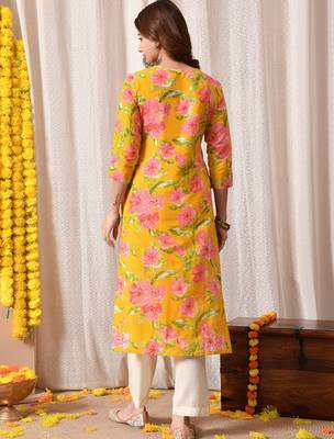 Floral printed floral kurta 4