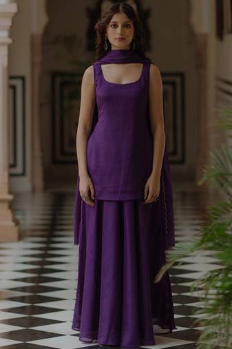 Regular kurta with skirt & with dupatta