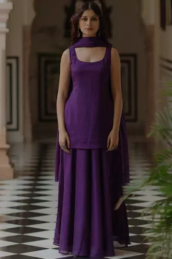 Regular kurta with skirt & with dupatta